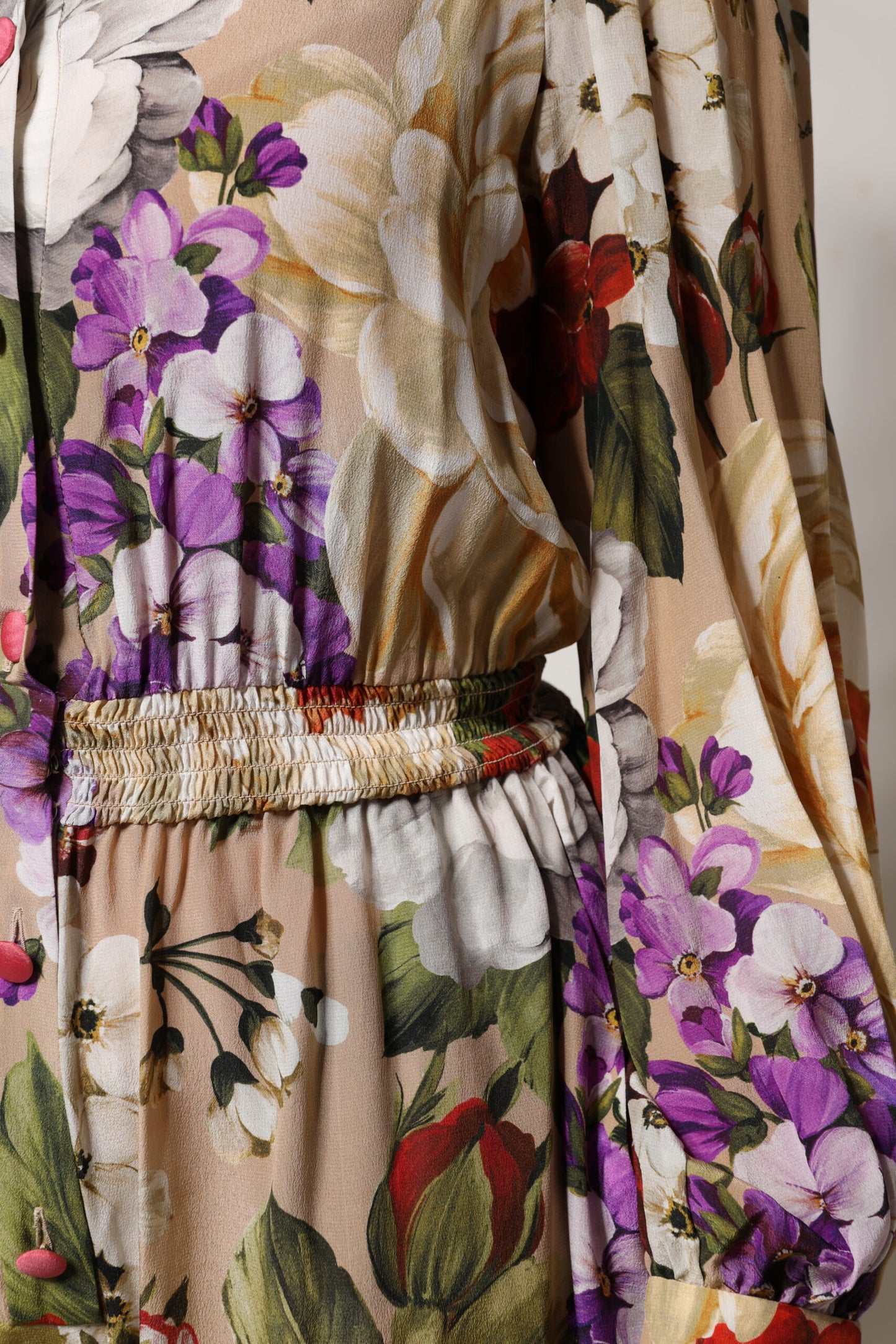 Multicolor Floral Wide Leg Jumpsuit Dress