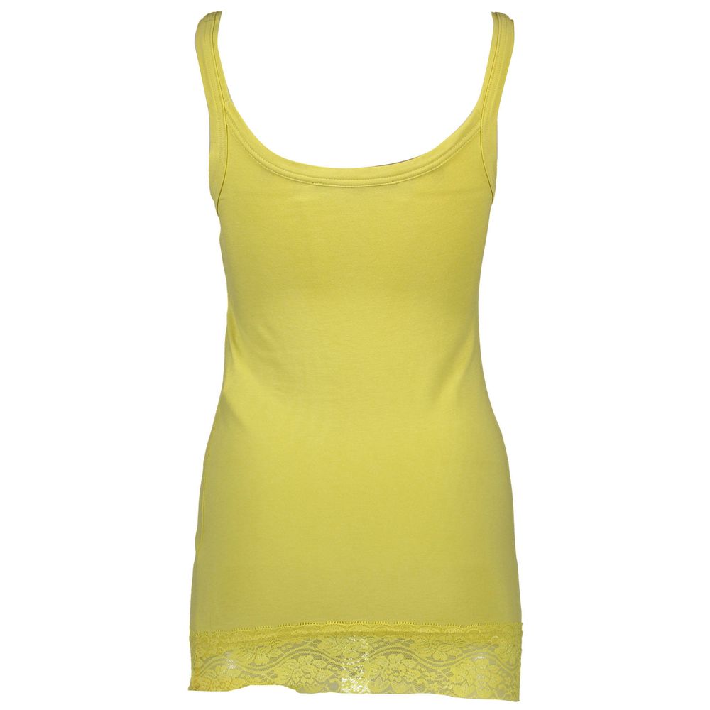 Yellow Cotton Women Top