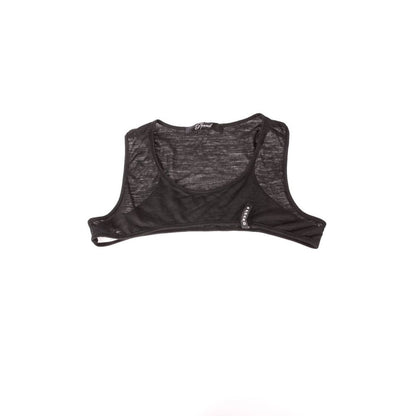 Black Viscose Women Intimate Top