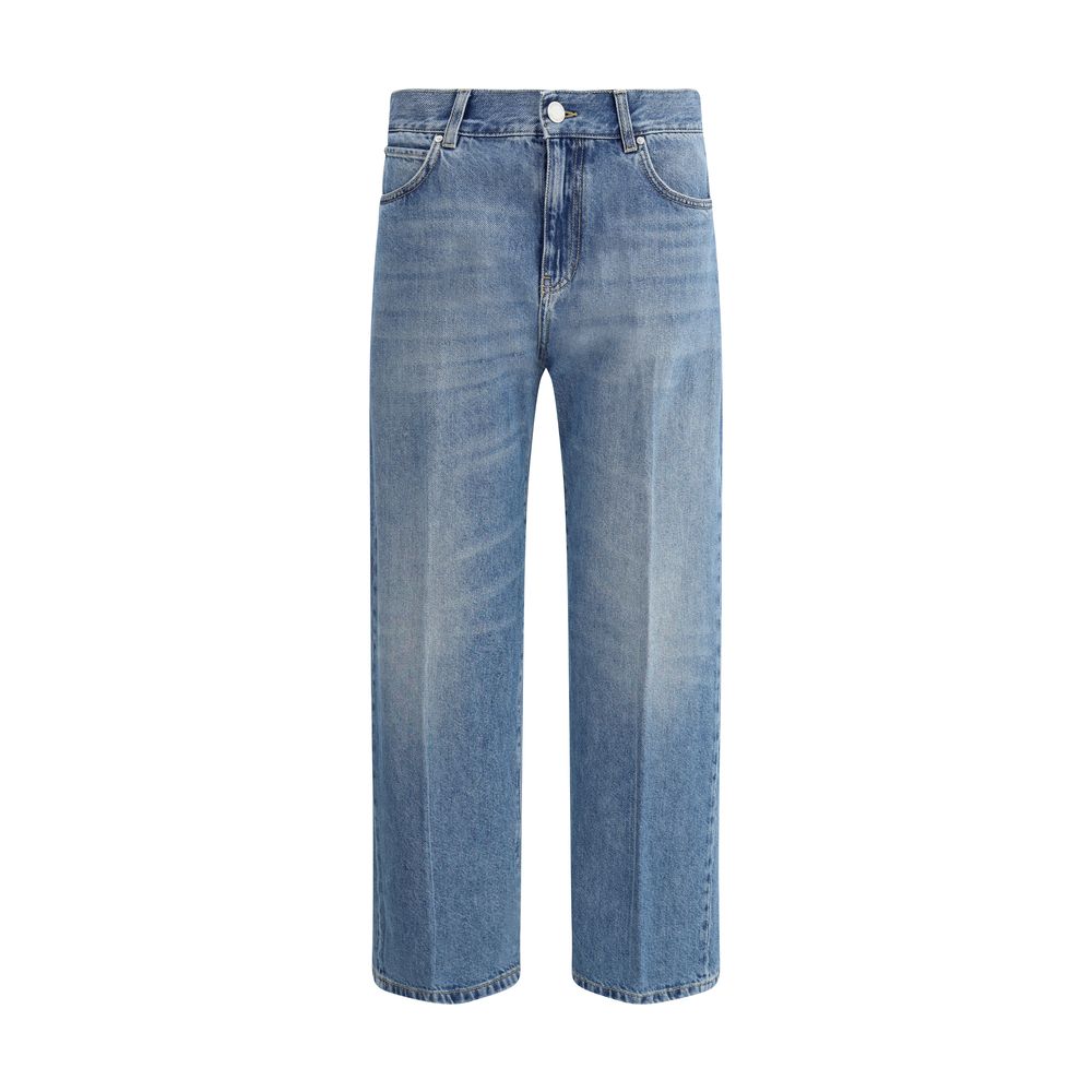 Blue Cotton Jeans Denim