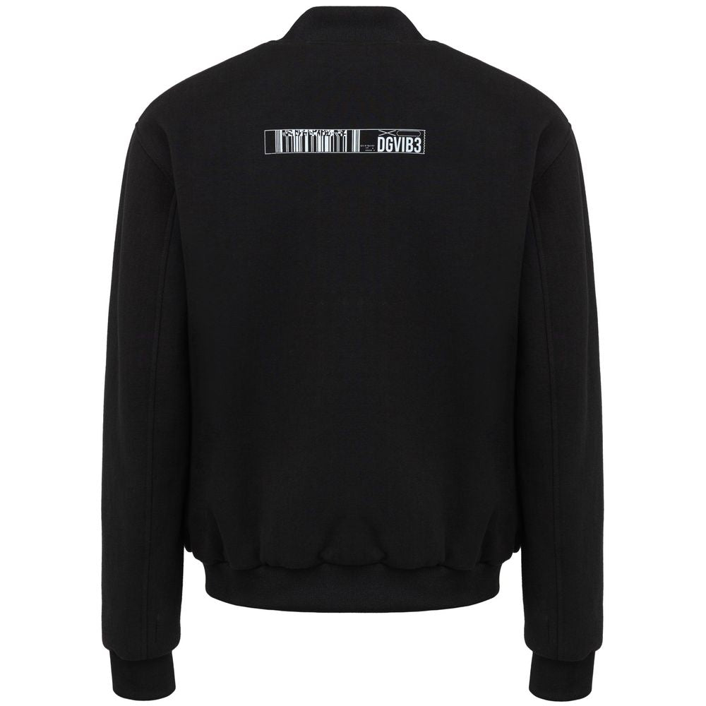 Black Viscose Bomber