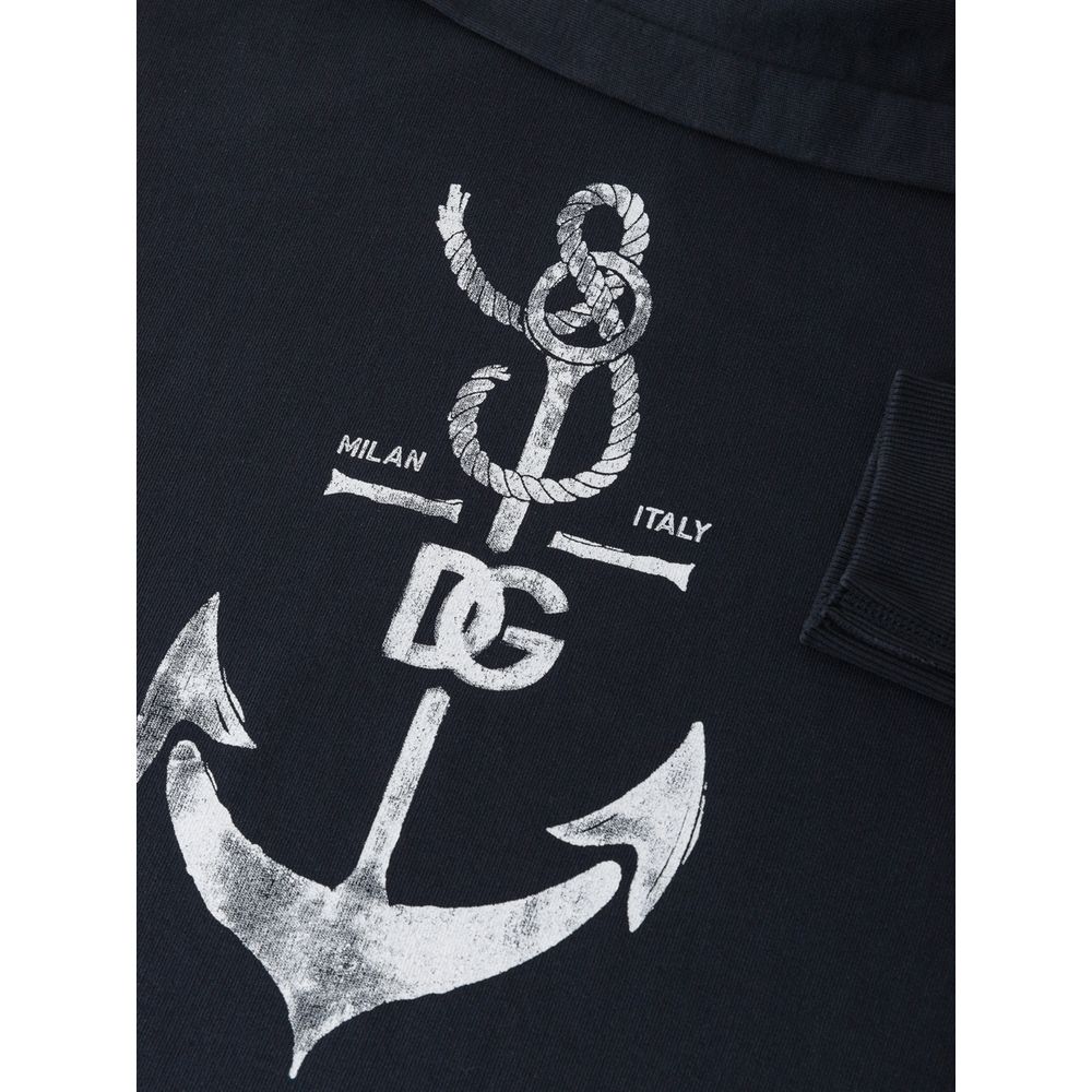 Blue Cotton Sweatshirt