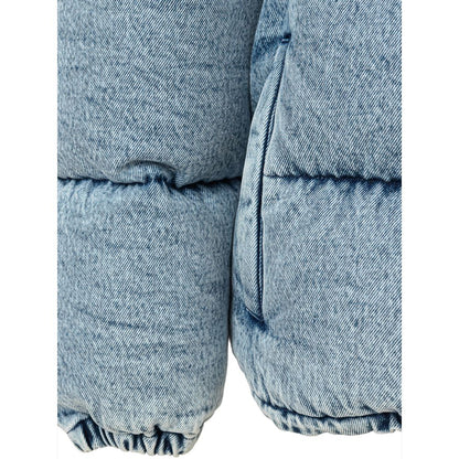 Blue Polyester Coat
