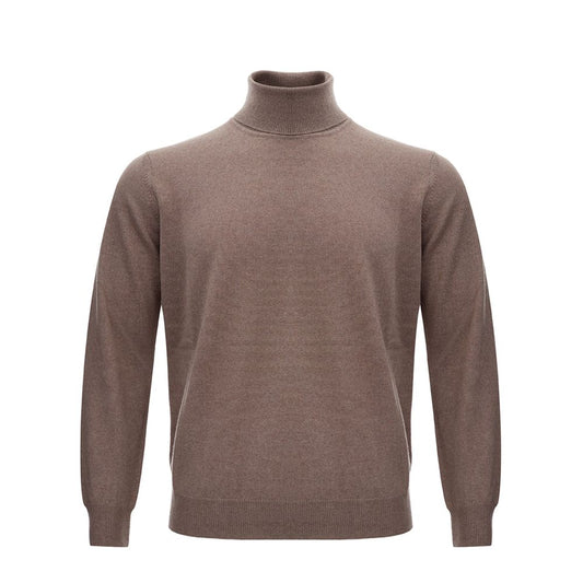 Brown Wool Turtleneck
