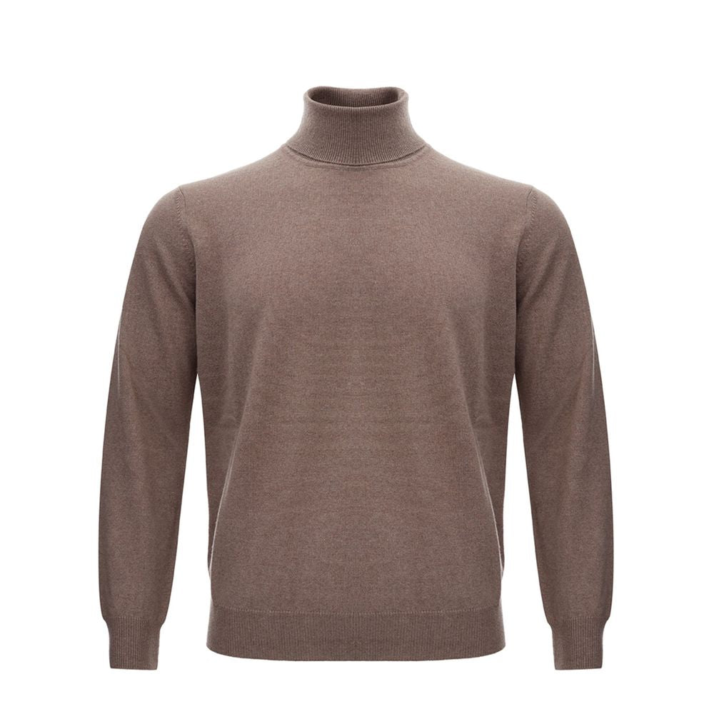 Brown Wool Turtleneck