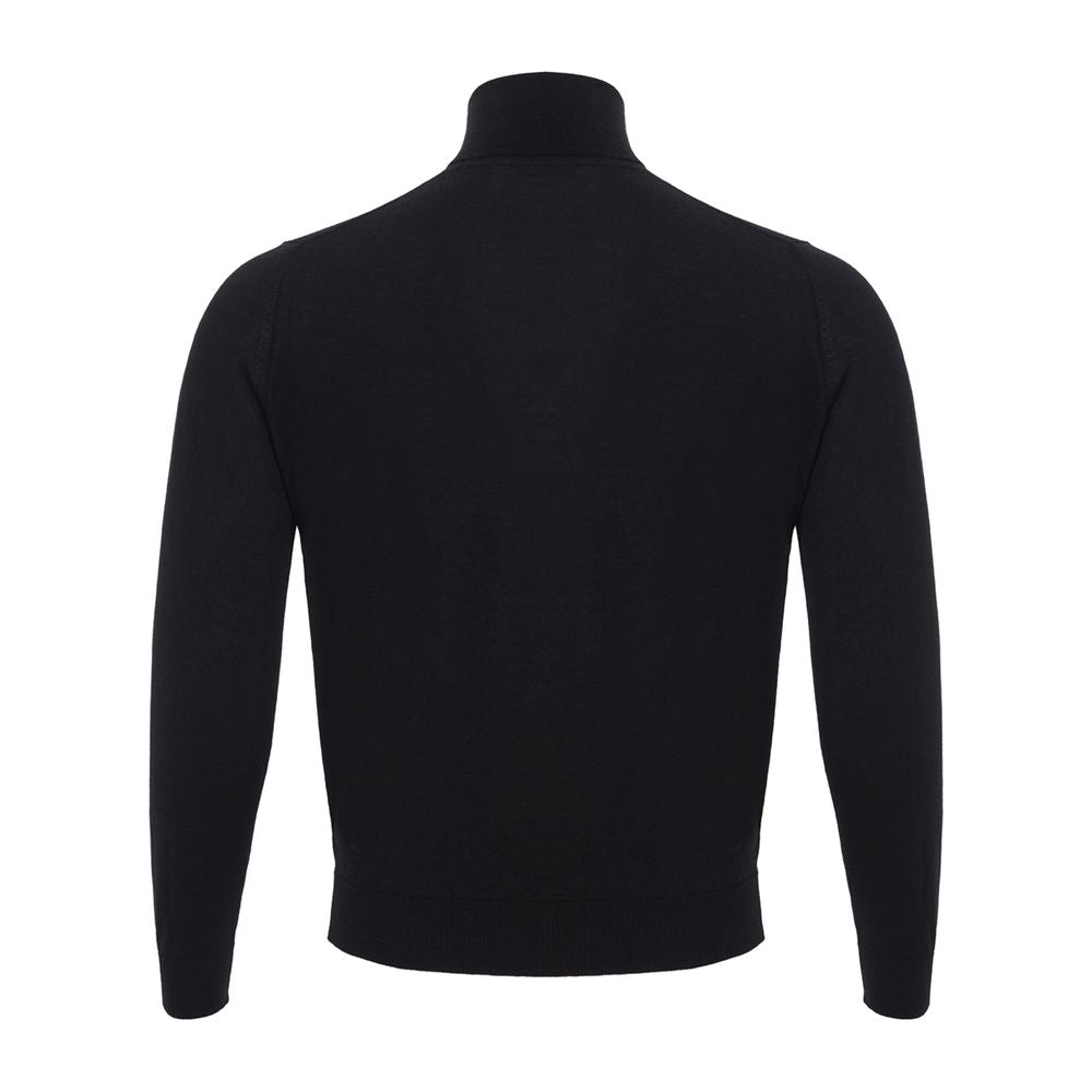 Italian Cashmere Luxury Black Sweater