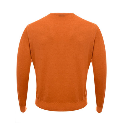 Orange Wool Sweatshirt