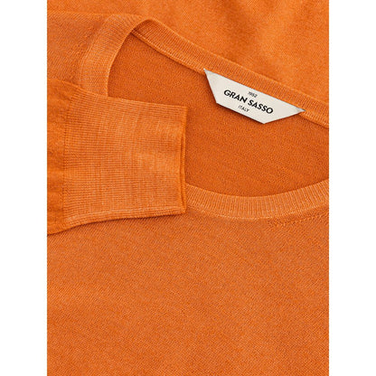 Orange Wool Sweatshirt