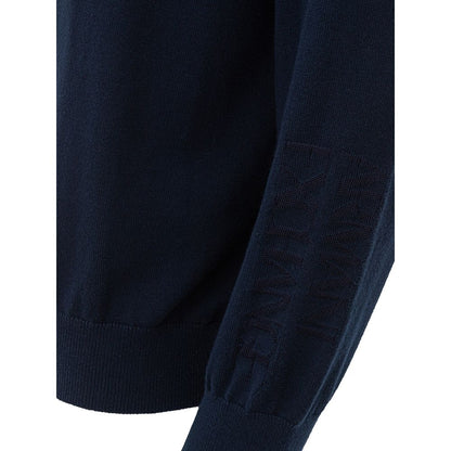 Blue Cotton Sweatshirt