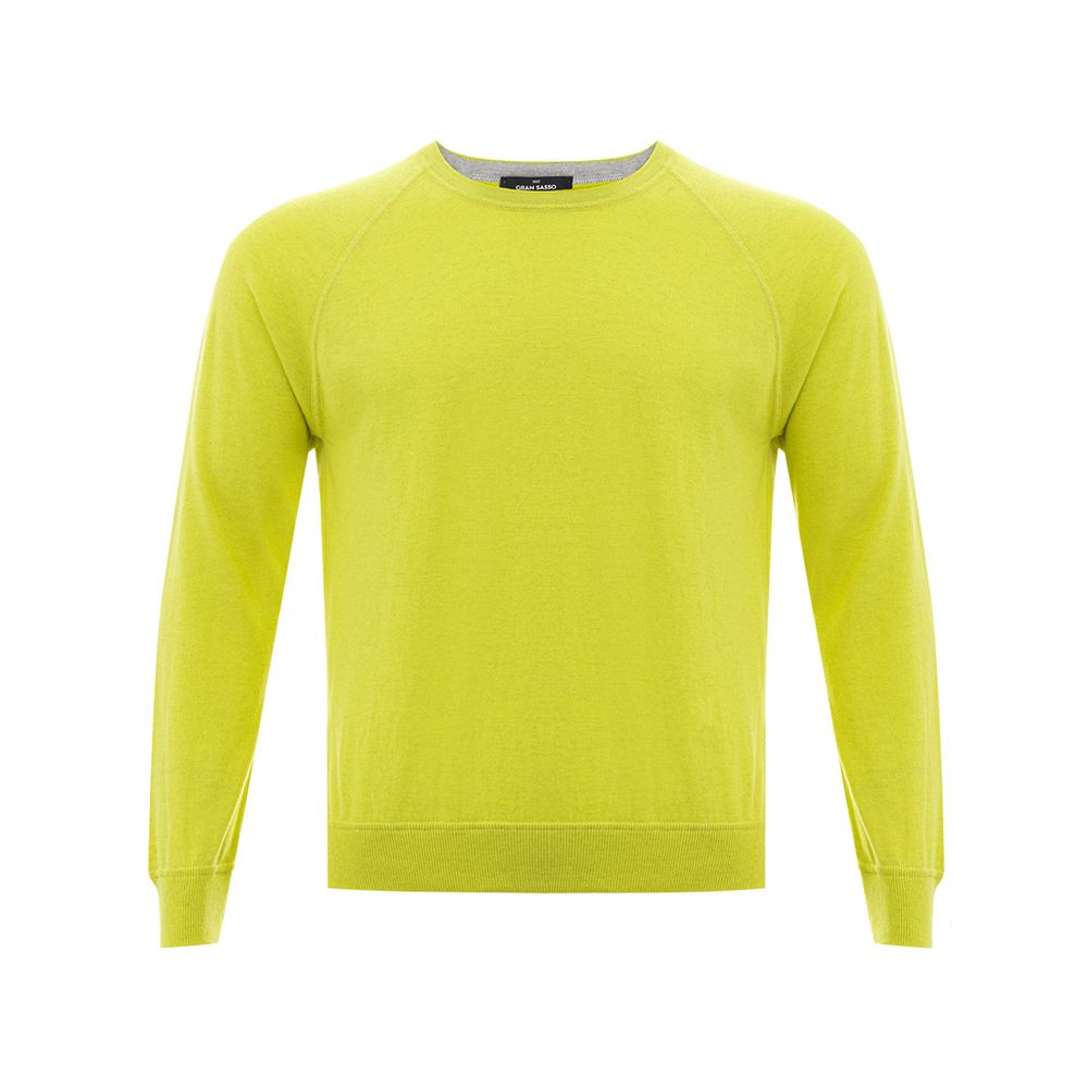 Sunny Yellow Italian Cotton Sweater