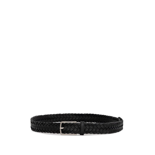 Black Leather Regular Belt