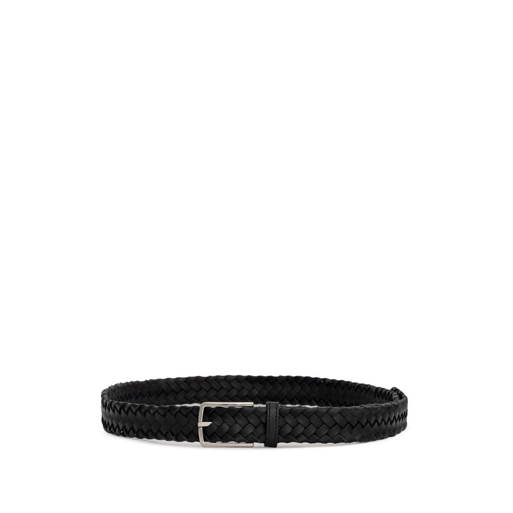 Black Leather Regular Belt