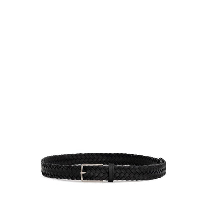 Black Leather Regular Belt