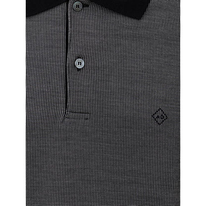 Black Cotton Polo Shirt