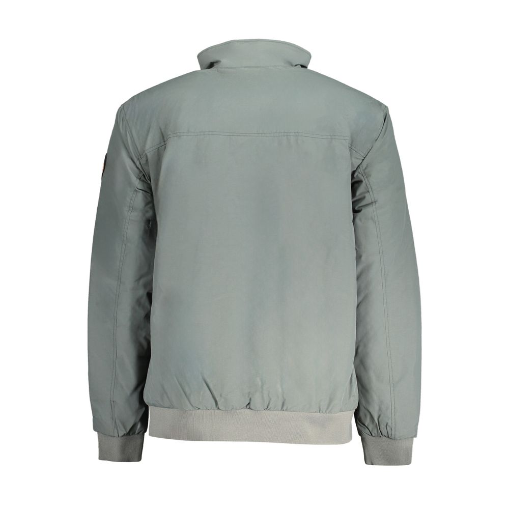 Green Polyamide Men Jacket