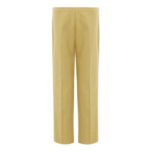 Golden Elegance Cotton Pants