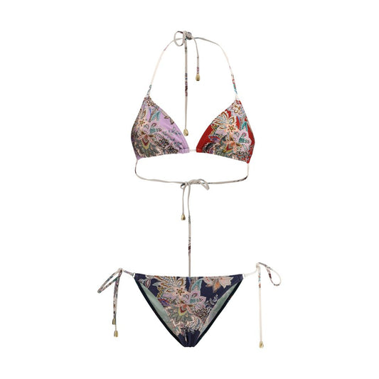 Multicolor Lycra Bikini