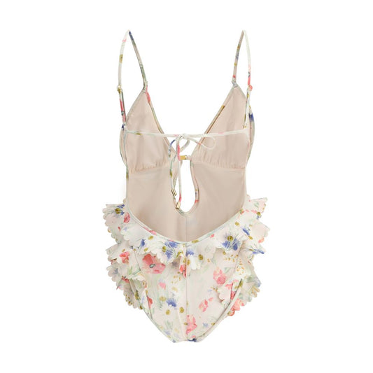 Multicolor Lycra One-Piece Swimsuit