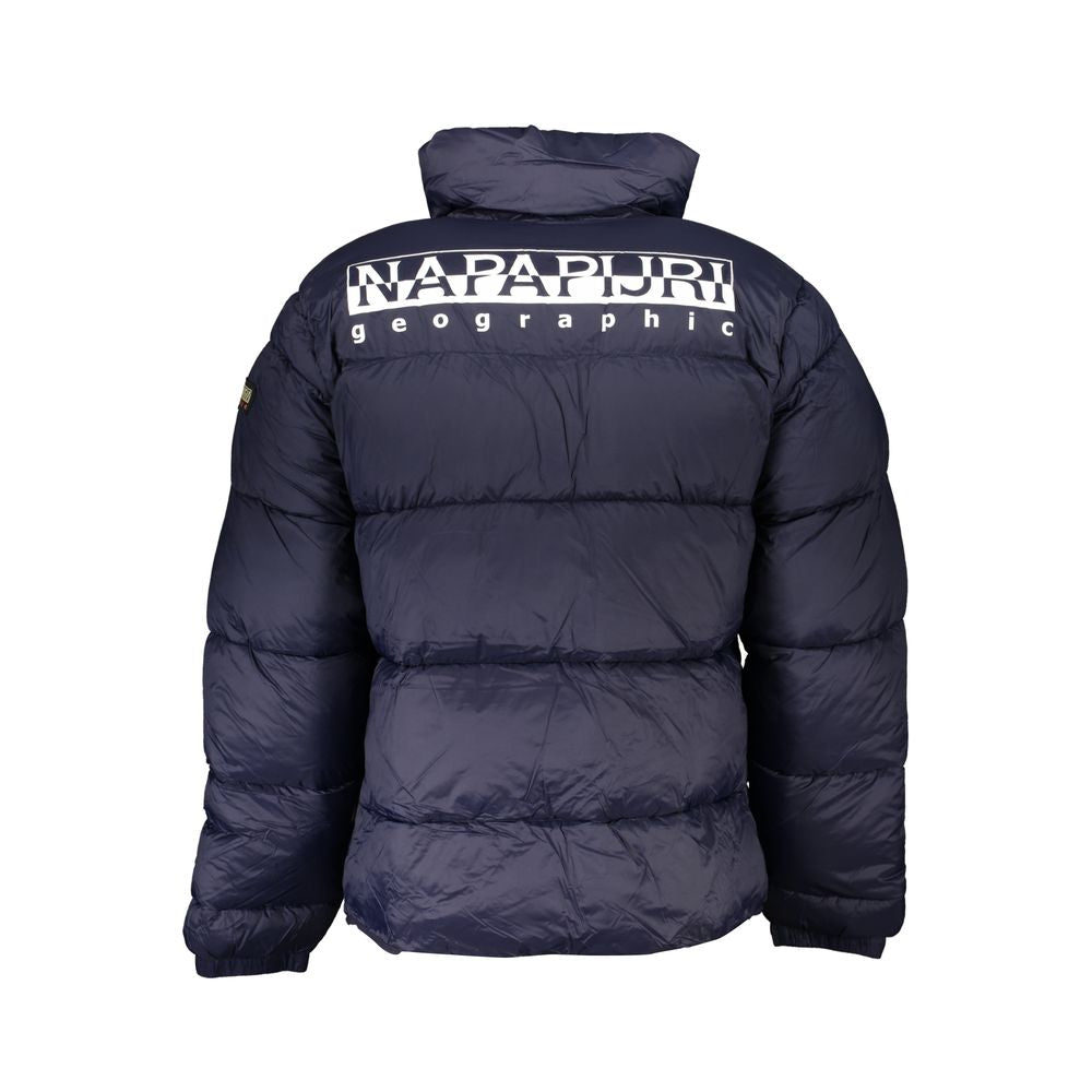 Blue Polyamide Men's Jacket
