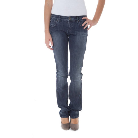 Blue Cotton Women's Jeans