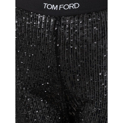 Black Polyester Joggers (Workout Pants)