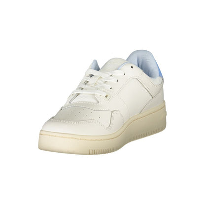 White Polyester Sneaker