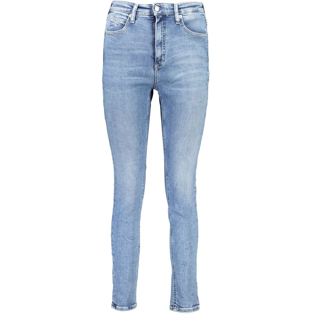 Blue Cotton Jeans Denim