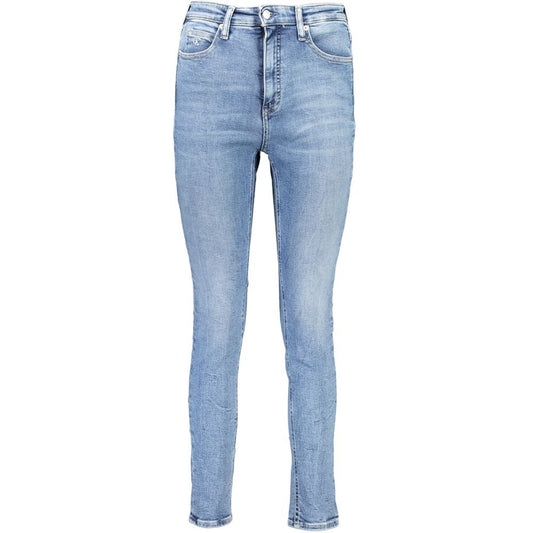 Blue Cotton Jeans Denim