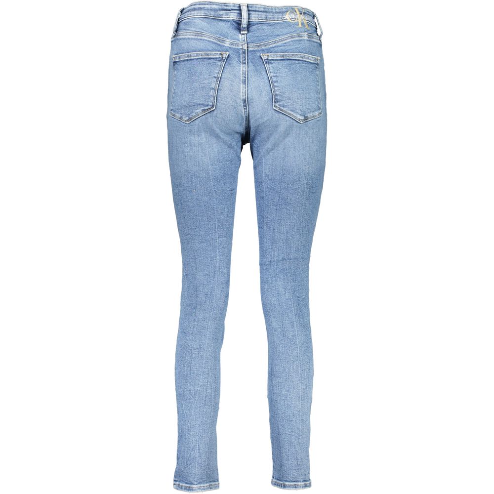 Blue Cotton Jeans Denim