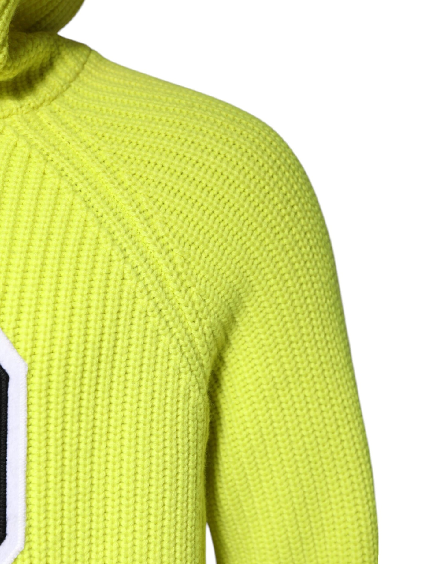 Green 69 Knit Hooded Men Pullover Sweater