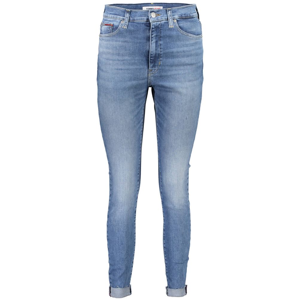 Blue Cotton Jeans Denim