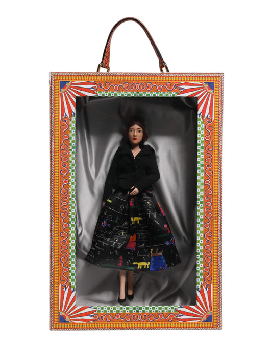 Black Dress Ceramic Porcelain Fashion Leather Sicily Dolls