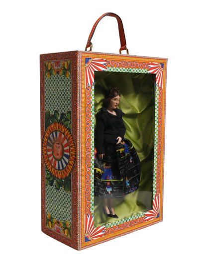 Black Dress Ceramic Porcelain Fashion Leather Sicily Dolls