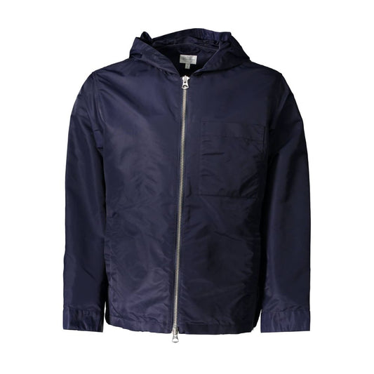 Blue Nylon Men's Jacket