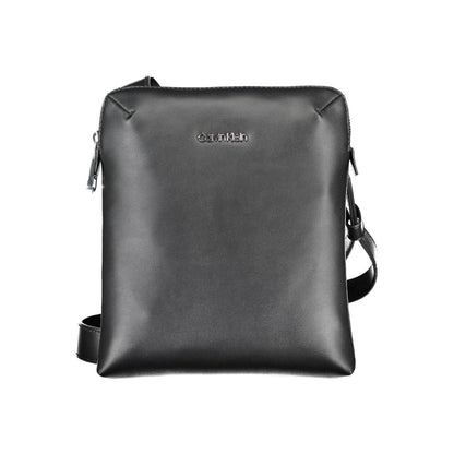 Black Polyester Shoulder Bag