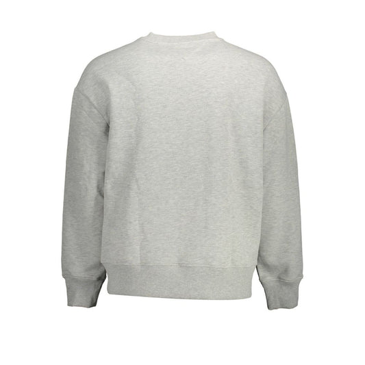 Gray Cotton Men Sweater