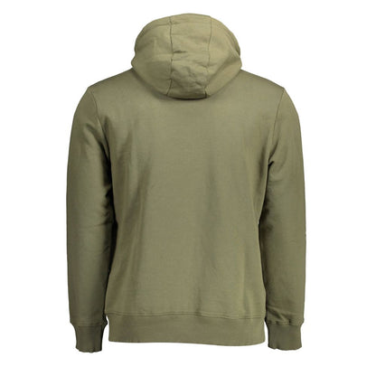 Green Cotton Men Sweater