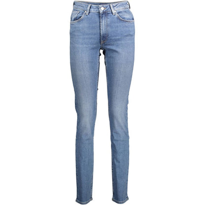 Blue Cotton Women Jeans