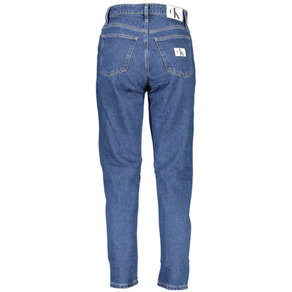 Blue Cotton Women Jeans
