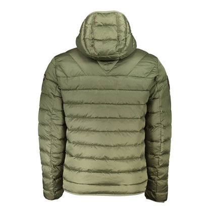Green Polyamide Men Jacket