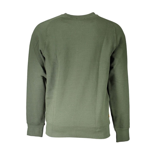 Green Cotton Mens Sweater
