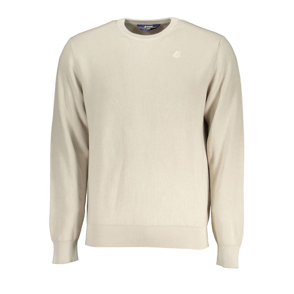 Beige Cotton Sweater