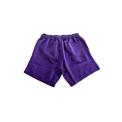 Purple Polyester Men's Swim Shorts