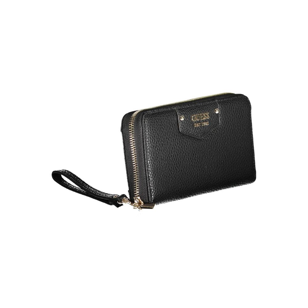 Black Polyethylene Women Wallet