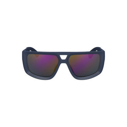 Blue Plastic Men Sunglasses