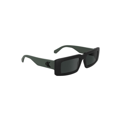 Black Bio-Based Fabric Men Sunglasses