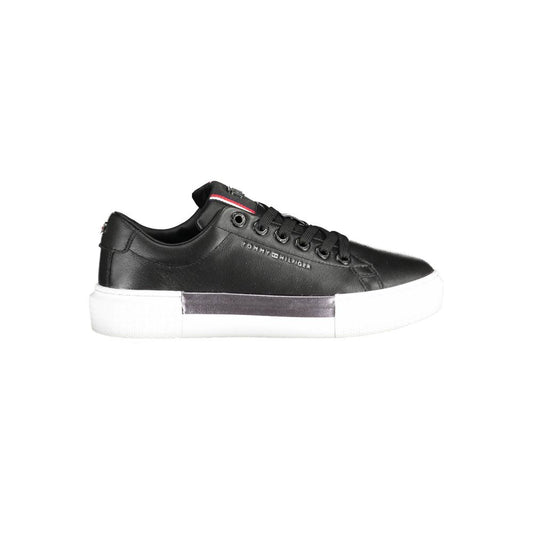 Black Cotton Sneaker