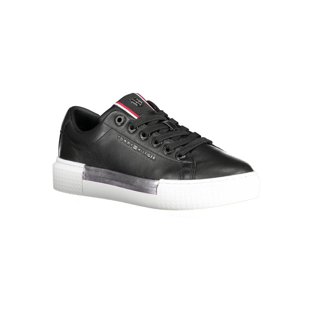 Black Cotton Sneaker