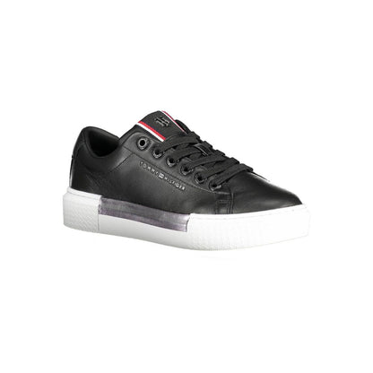 Black Cotton Sneaker