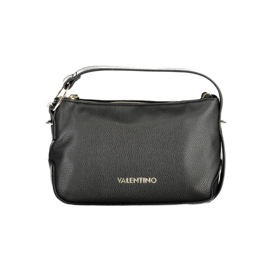 Black Polyethylene Women Handbag
